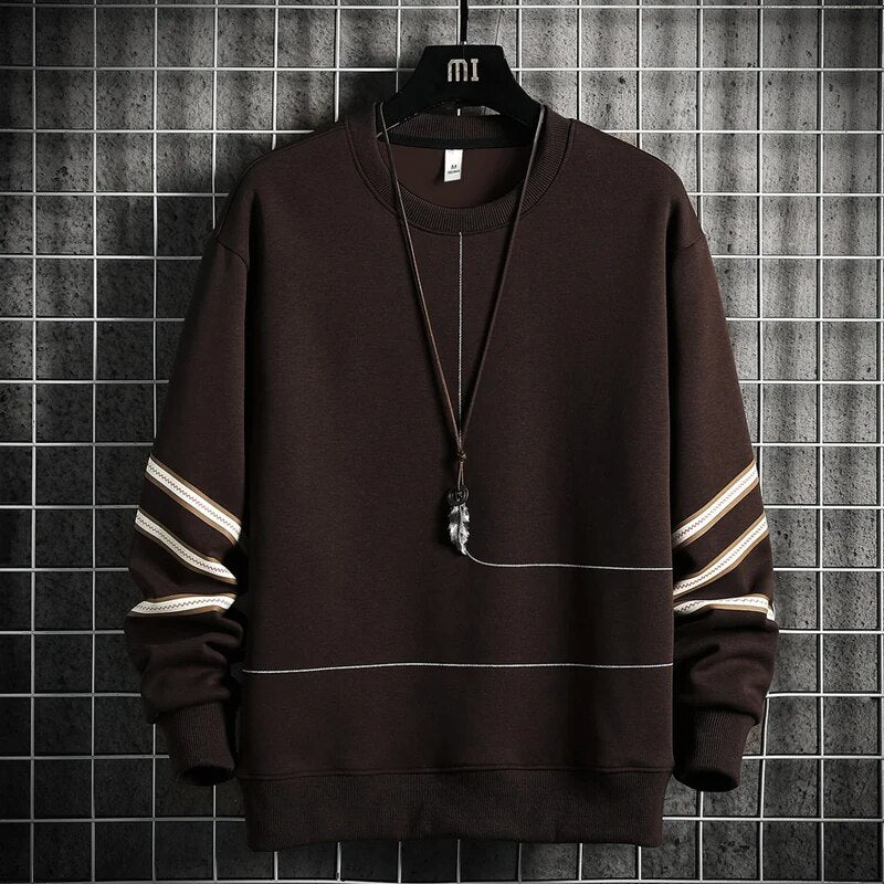 Men's Solid Color Spring Autumn Sweatshirt