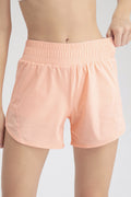 Shorts activos con cintura elástica