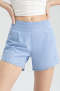 Shorts activos con cintura elástica