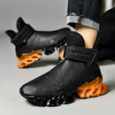 KICK Men's Luxe Casual High Top Platform Sneakers