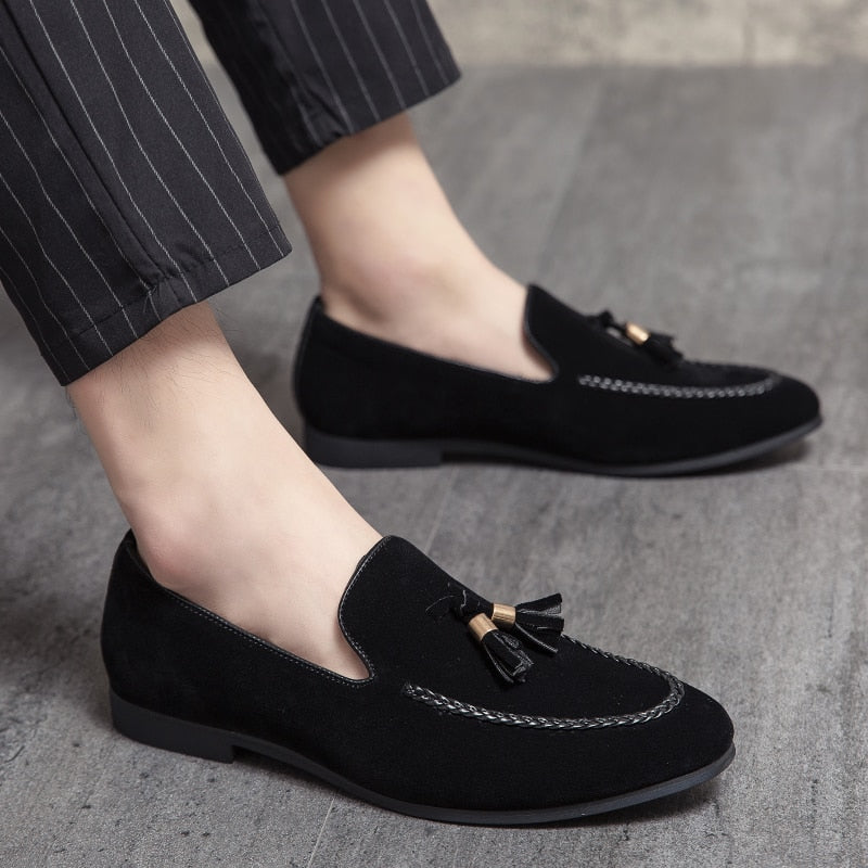 JM Men's Casual Tassel Loafers