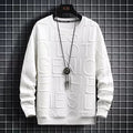 Men's Letter Print Fall Korean Streetwear Sweatshirt