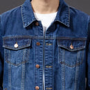 Men's Spring Turn-Down Collar Denim Jacket