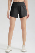 Shorts activos con cintura elástica