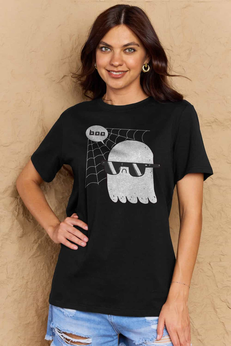 Simply Love Full Size BOO Graphic Cotton Tee