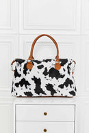 Animal Print Brushed Weekender Bag