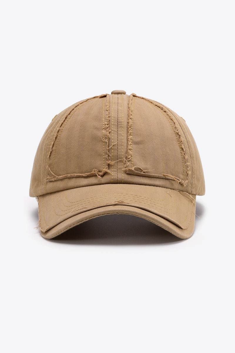 Gorra de béisbol ajustable desgastada