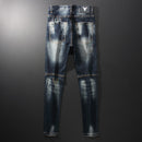 Men's Streetwear Denim Punk Retro Distressed Jeans