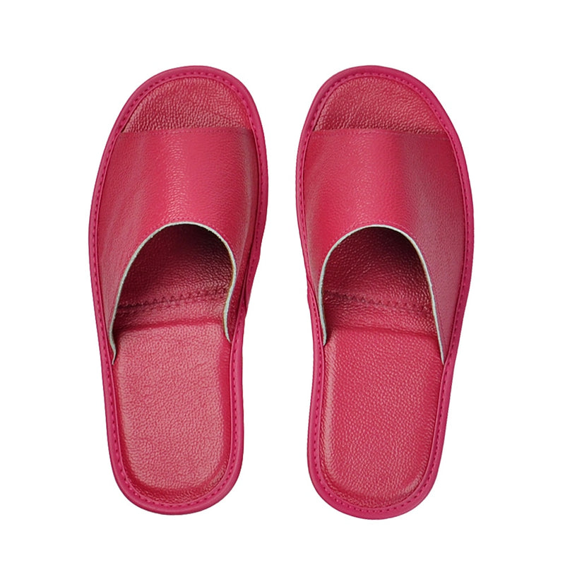 Men's Indoor Genuine Leather Slipper Sandals
