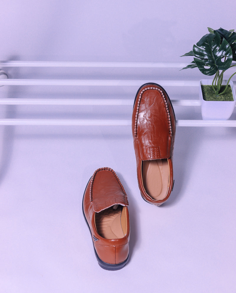 Mocasines italianos de hombre en piel sintética
