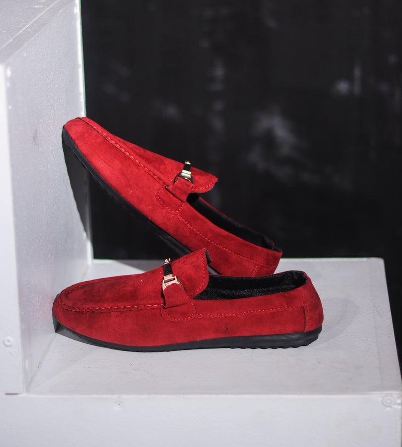 Mocasines de cuero sin cordones de diseñador para hombre