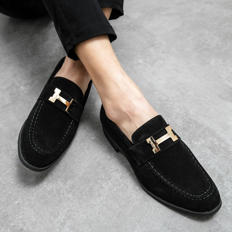 Men's Luxury Classic Slip-On Suede Loafers