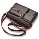 WEIXIER Men's PU Leather Travel Briefcase Bag