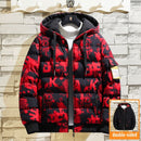 Camouflage Men's Hooded Winter Padded Parka Jacket