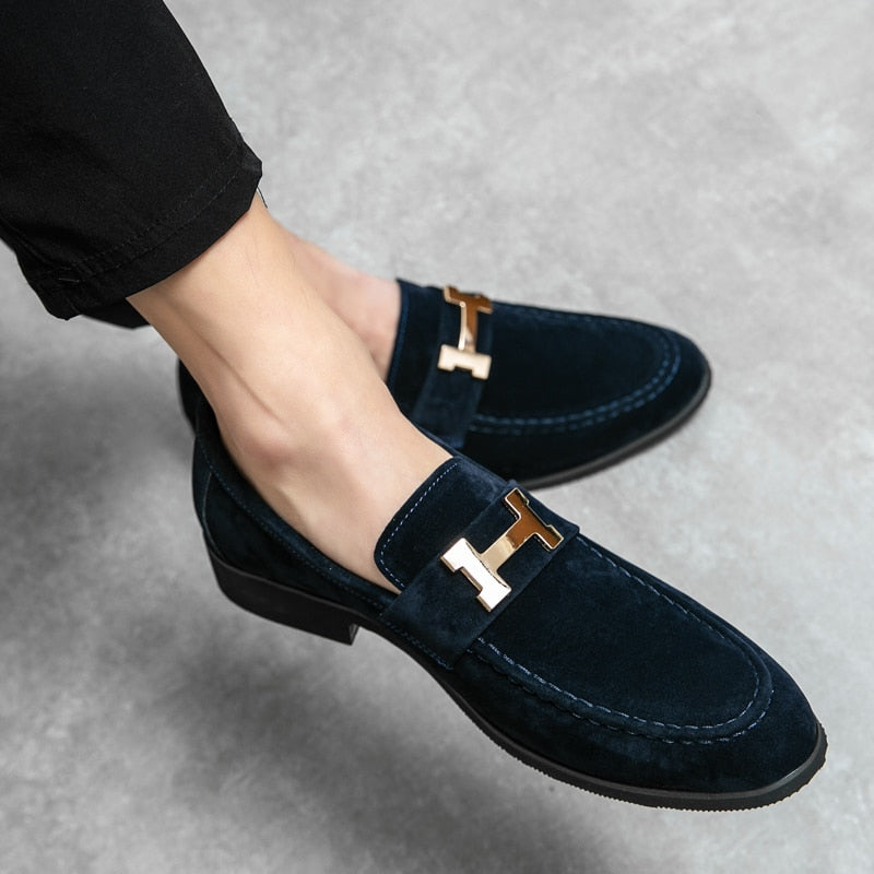 Men's Luxury Classic Slip-On Suede Loafers