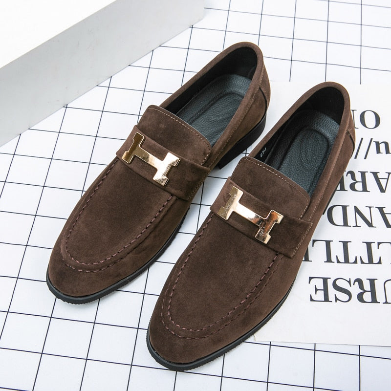 Men's Luxury Classic Slip-On Suede Loafers