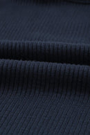 Cutout One-Shoulder Ribbed Top - AM APPAREL