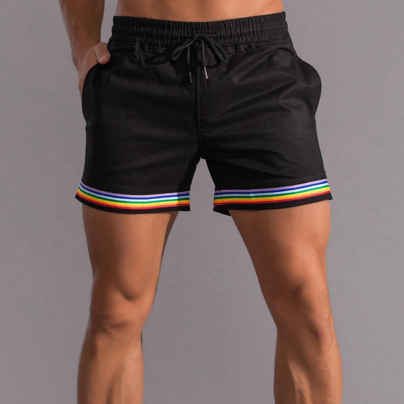 Men’s Rainbow Details Trunk Shorts - AM APPAREL