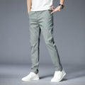 JANTOUR Men's Solid Color Casual Pants - AM APPAREL