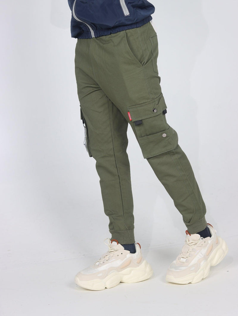 Men Outdoor Tactical Skinny Cargo Joggers - AM APPAREL