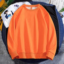 Men's Casual Plain Color Light Weight Sweatshirt - AM APPAREL