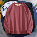 Men's Casual Plain Color Light Weight Sweatshirt - AM APPAREL