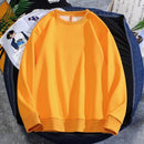 Men's Casual Plain Color Light Weight Sweatshirt - AM APPAREL