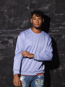 Men's Casual Solid Color O-neck Sweatshirt - AM APPAREL