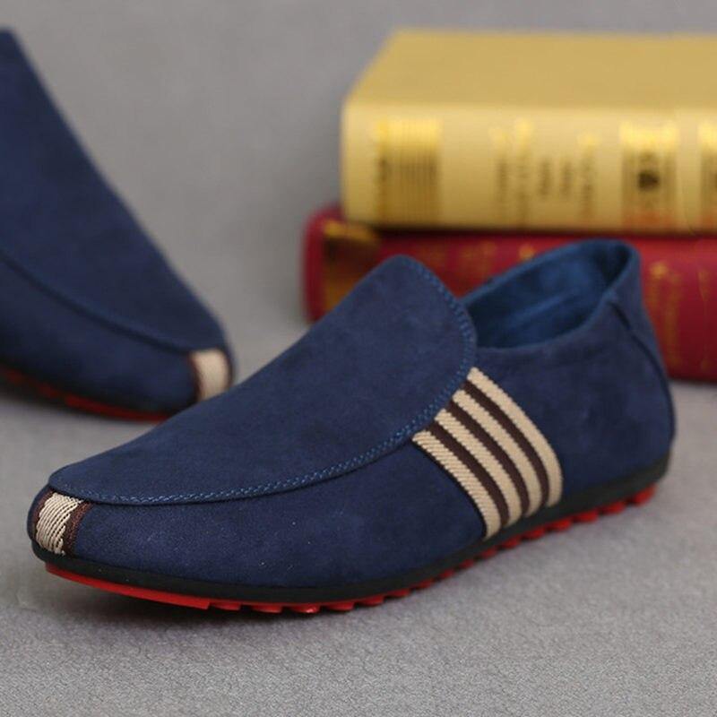 Men's Casual Summer Canvas Loafers - AM APPAREL