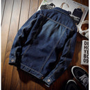 Men's Daily Regular Denim Jacket - AM APPAREL