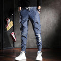 Men's Designer Color Reflective Cargo Pants - AM APPAREL