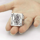 Men's Grim Reaper Pattern Ring - AM APPAREL