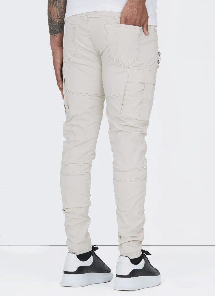 Men's Harem Multi-pocket Slim Fit Zip Joggers - AM APPAREL