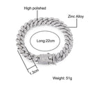 Men's High-Quality Zircon Bling Iced Out Bracelet - AM APPAREL