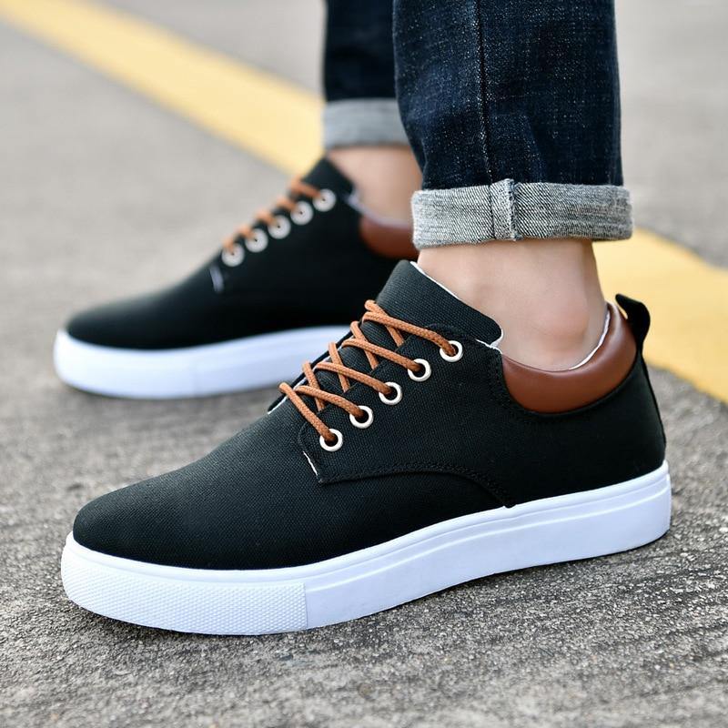 Men's Light Casual Canvas Shoes - AM APPAREL