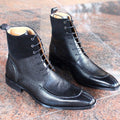 Men's Luxury High Top Genuine Leather Western Boot - AM APPAREL