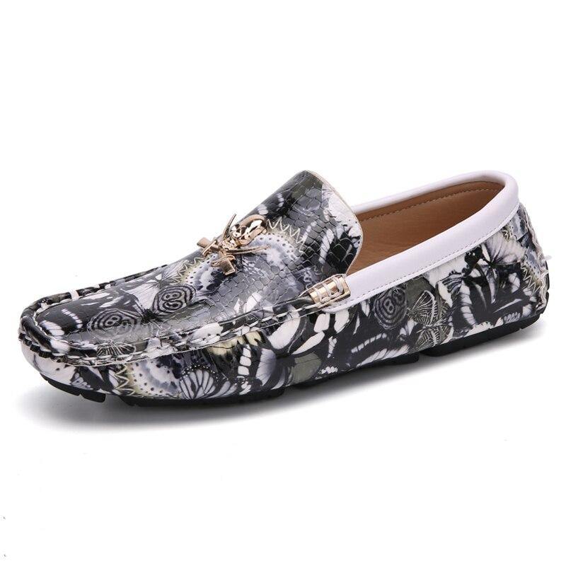 Men's New Colorful Trendy British Loafers - AM APPAREL