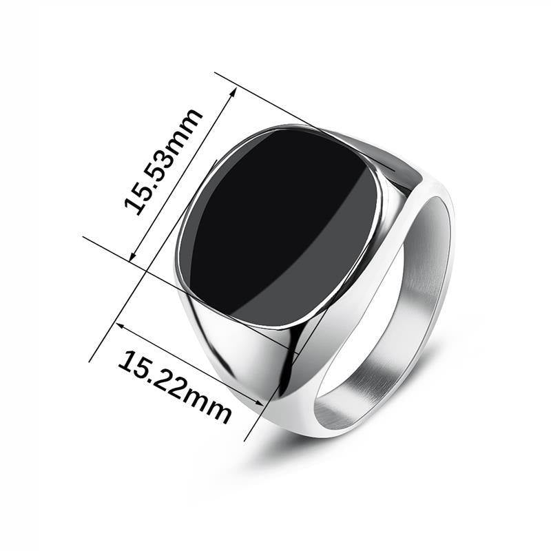 Men's Rock Smooth Ring - AM APPAREL