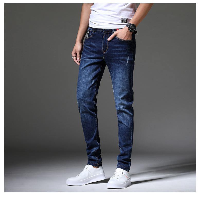 Men's Slim Fit Denim Designer Jeans - AM APPAREL