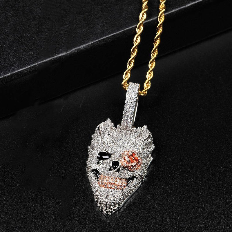 Men's Smiling Skull Pendant - AM APPAREL