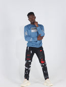 Men's Spring Loose Light Weight Long Sleeve Top - AM APPAREL