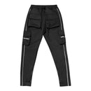 Men's Streetwear Multi-Pocket Cargo Pants W/ Reflective Lines - AM APPAREL