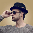 Men's Vintage Pork Pie Hat - AM APPAREL