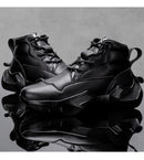 Men's Winter Leather Thick Boots - AM APPAREL