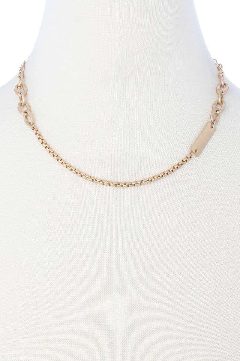 Metal Chain Necklace - AM APPAREL