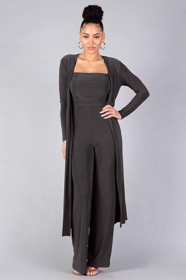 Sexy Silky Belted Robe - AM APPAREL