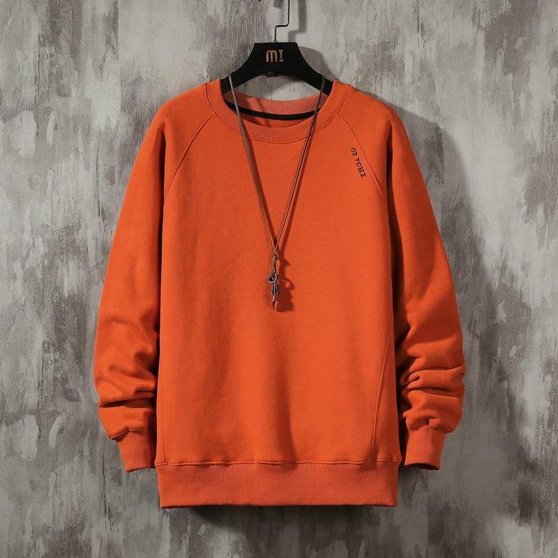 Solid Colored Casual Light Weight Sweatshirt - AM APPAREL