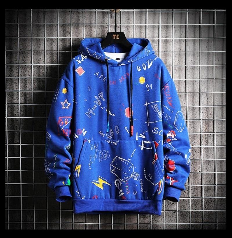 Unisex Casual Printed Streetwear Light Weight Hoodie - AM APPAREL