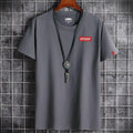 Unisex Solid Colored  O Neck T-Shirt - AM APPAREL