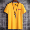 Unisex Solid Colored  O Neck T-Shirt - AM APPAREL